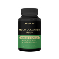 Complément alimentaire pour la peau Greenpie Private Label Collagen Capsule, capsules de collagène peptide pour la santé de la peau