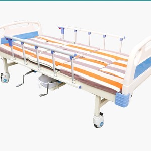 Shuoxin Nursing <b>Bed</b> 2109050 Cm Manual <b>Double</b> Crank With Guardrail For Home Hospital Use - Product Image 4