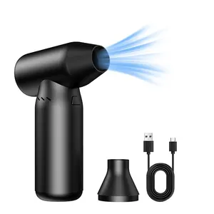 Portable Electric Compressed 130000RPM Turbo Jet Fan Wireless Handheld Rechargeable Mini Turbo Jet Air Duster Car Dryer