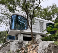Casas Contenedor Prefabricadas Modernas de Alta Calidad Directamente de Fábrica para Hoteles Resort y Proyectos al Aire Libre, Tamaños Personalizados, Novedad
