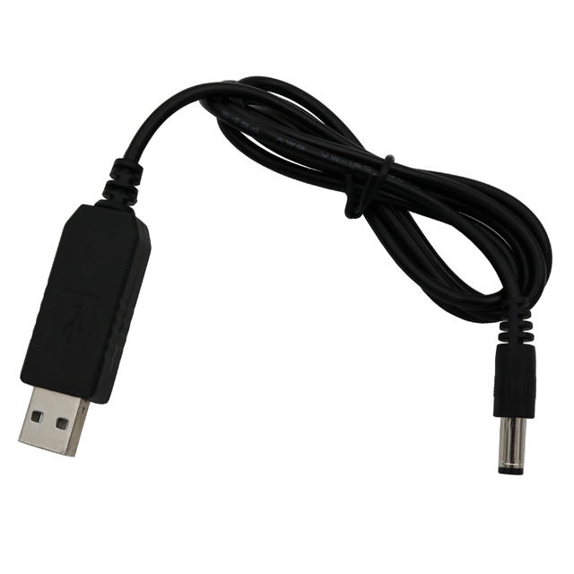 5V to 9V  USB Power Transfer DC Round Hole Booster Power Line 3.5mm Shape Converter Cable Toy Charging Cable