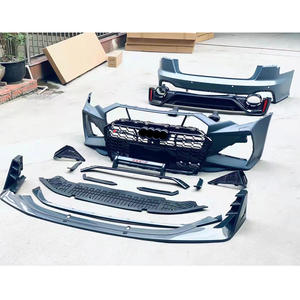 Kit carrosserie <span class=keywords><strong>prix</strong></span> usine avec pare-chocs avant pour <span class=keywords><strong>Audi</strong></span> A6 mise à niveau vers <span class=keywords><strong>RS6</strong></span> pare-chocs de voiture pare-chocs avant grille arrière - Product Image 5