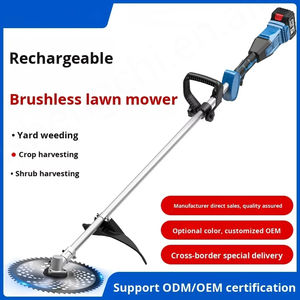 Tondeuse à gazon à moteur sans balais monté à l'arrière, batterie au lithium rechargeable 1 an, 12V 1.5W, puissance légère de 4 kg, multifonctionnelle - Product Image 4