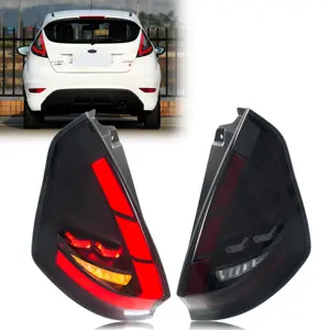 Lâmpada traseira LED para Ford Fiesta 2011 2019 SE ST Hatchback, peça automotiva com sinal de direção dinâmico DRL, conjunto de freio reverso