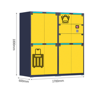 Casier à bagages en métal intelligent personnalisé Casier de livraison de colis intelligent Armoire de rangement étanche