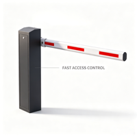 Barrière de stationnement miniature sans balais WS DC-WS-CWZ-2528 |   Barrière de stationnement automatique compacte pour voitures