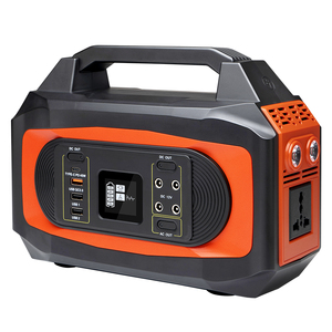 SHENPU Portable Power Station 80000mAh Emergency Energy Storage Pure Sine Wave Power Supply 500W Solar Generator Power Bank