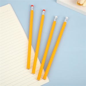 Lápices de madera con goma de borrar hexagonal HB, de eje amarillo, para material escolar educativo infantil y <span class=keywords><strong>dibujo</strong></span> en primaria - Product Image 1