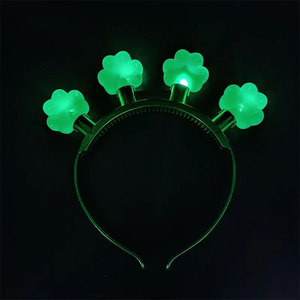 Fasce per Capelli Luminose a Forma di <span class=keywords><strong>Stella</strong></span> per San Patrizio, Accessori Verde Brillante per Bambini, Riutilizzabili e Molto Venduti - Product Image 4