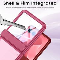 Étui de téléphone en PC transparent électroplaqué, avec charnière rigide, magnétique, antichoc, design luxueux, protection d'écran pour Motorola Razr 60