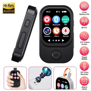 Mini Reproductor MP4 con Pantalla a Color, Reproductor de Audio Inalámbrico BT, Altavoz Integrado, Compatible con Cámara, Toma de Fotos y Videos, Radio FM - Product Image 5