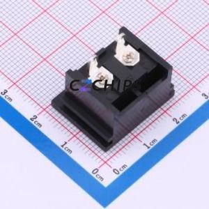 RT-C08-J0-BJ AC Power Connector Through hole Component (THT) Connector IEC 320-C8 1 2 Panel Mount - Product Image 2