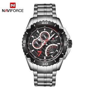 NAVIFORCE 9183 <b>Watch</b> Waterpoof Multifunction Mens Quartz <b>Watch</b> Stainless Steel - Product Image 4