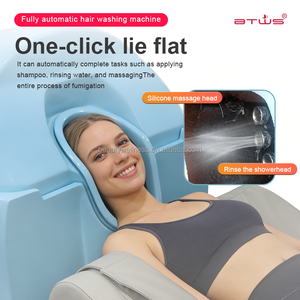 سرير تدليك وغسيل شعر أوتوماتيكي متكامل بدون استخدام اليدين للاستخدام في صالونات التجميل - Product Image 3