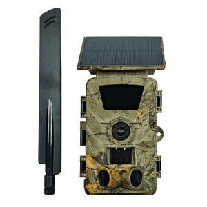 กล้องติดตามสัตว์ 4K พลังงานแสงอาทิตย์ เซ็นเซอร์ CMOS 20.1MP ไฟอินฟราเรด 940nm 42 ดวง กันน้ำ IP65 กล้องสำหรับล่าสัตว์กลางแจ้ง - Product Image 1