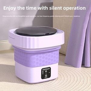 Mini-<span class=keywords><strong>lave</strong></span>-<span class=keywords><strong>linge</strong></span> portable mécanique à chargement par le haut pour dortoirs, logements locatifs et usage domestique (sous-vêtements, chaussettes) - Product Image 2