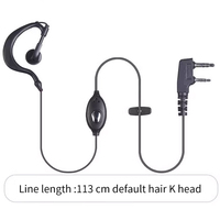 Radio bidirectionnelle professionnelle avec micro anti-bruit, écouteur robuste et étanche, clip ceinture pour accessoires d'écouteurs d'urgence en extérieur