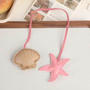 Colorful Scallop Starfish Keychain Charm Diy Women's Bag Accessories Handbag Hanging <b>Backpack</b> Car Pendant - Product Image 5