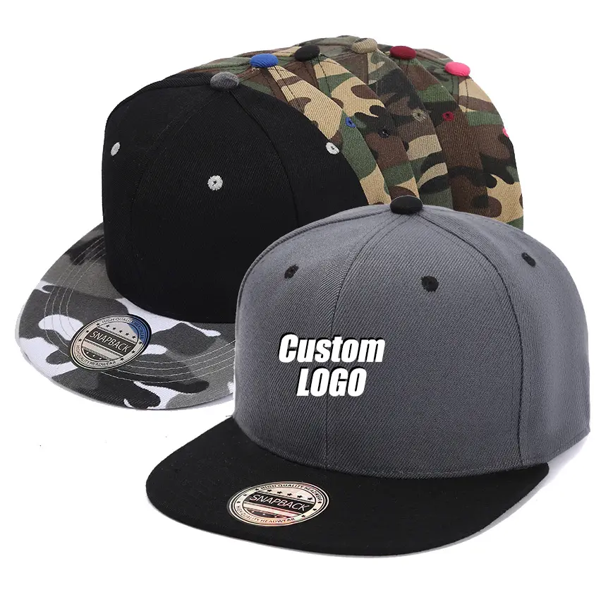 Snapback Hats 3d Embroidery Custom Blank Manufacturers Street Hip Hop Country Snapback Hats For Men
