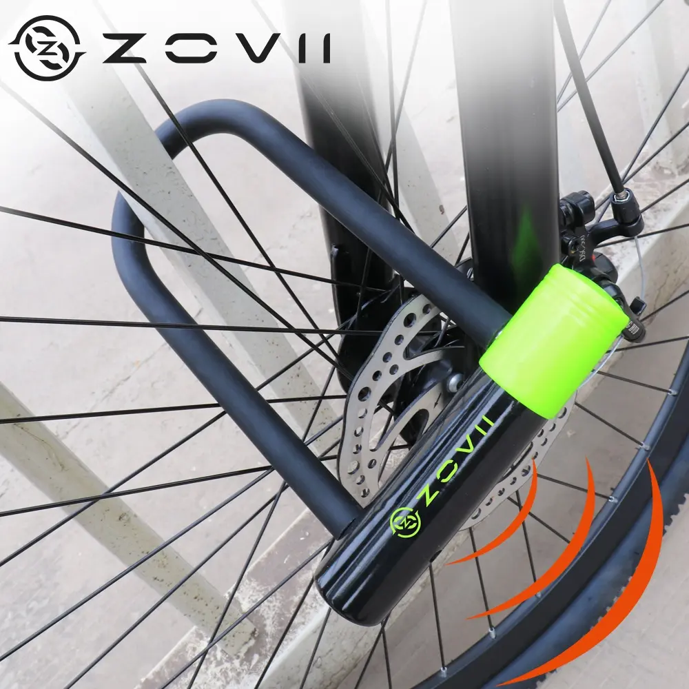 Hot Sale High Quality Bike Carbide-reinforced Steel U Shackle U-lock Bicycle Alarm Electronic Motorcycle Lock