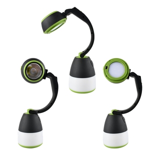 LED de luz de Camping 3 en 1 teléfono celular de emergencia recargable USB multifuncional de mesa al aire libre tienda lámpara de escritorio - Product Image 4