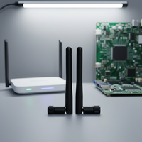 Antenne SMA 2.4G 2.4 GHz 3 dBi pliable longue portée pour boîtier TV Android Wifi réseau omnidirectionnel