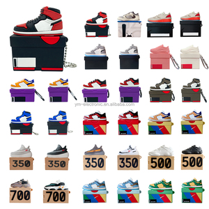 2021 2020 Fashion silicone shoe box AJ style for airpod case For airpods pro case For airpods case 2 3 pro