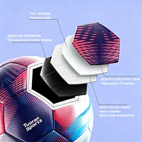 Ballon de football professionnel de taille 4, cousu à la machine, thermocollé, directement de l'usine, approuvé par la Pro League