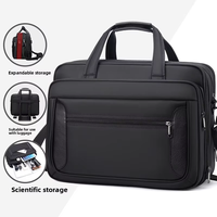 Sac à main pour homme en nylon de grande capacité, sac à main pour ordinateur portable, sac bandoulière, sac de voyage extensible