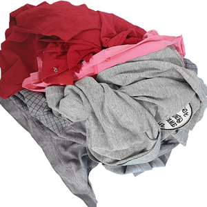 Fabbrica rottami tessuto tessuto tagliato pezzo di alta qualità <span class=keywords><strong>abbigliamento</strong></span> usato stracci cotone con il prezzo più basso - Product Image 1
