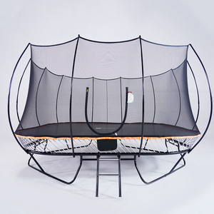 <span class=keywords><strong>Trampoline</strong></span> de plein air, grand <span class=keywords><strong>trampoline</strong></span> avec filet de protection, pour divertissement et exercice pour adultes et enfants - Product Image 4