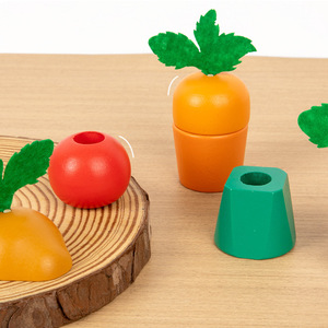 Juguete educativo temprano de madera para niños de 2 a 4 años, marco de conteo de <span class=keywords><strong>granja</strong></span> para jardín de infantes, juego de clasificación de matemáticas para bebés - Product Image 5