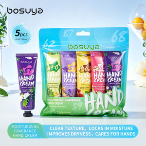 Bosuya 5pcs Perfume Hand <strong>Cream</strong> Set Wholesale Moisturizing Hydrating Anti Dryness Fragrance Travel Mini Lotion Bagged 30g - Product Image 6