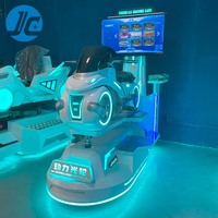 Simulateur de course en salle Machine de jeu de VTT et de moto VR à pièces pour les amateurs de course en plein air et en salle