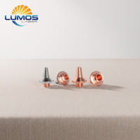 Nosel Pemotong Laser Lapisan Tunggal D15 H19 M8 Berkualitas Tinggi, Aksesoris Nosel Pemotong Tabung 3D untuk Kepala Pemotong Raytools CNC