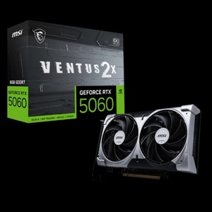 การ์ดจอเดสก์ท็อป RTX 5060 8G VENTUS 2X OC ระบายความร้อนด้วยน้ำ GDDR7 2535MHz ของใหม่แกะกล่อง พร้อมการรับประกันและการจัดส่งส่วนตัว - Product Image 1