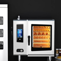 Maxky Commercial Grand Four Électrique En Acier Inoxydable Capacité 70L Poulet Rôti Canard Multifonctionnel Cuisson À La Vapeur Boulangerie