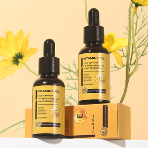 Huile de vitamine E 30 ml, spectre complet, D-Alpha-Tocophérol, absorption rapide, pour la peau, les cheveux, les ongles, hydratante, éclaircissante - Product Image 1