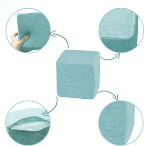 Woxin suave interior/exterior trampolín Parque gimnasia piscina decoración espuma bloques Cubo de esponja con cubierta de tela - Product Image 3