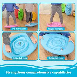 Équipement d'entraînement sensoriel Montessori pour l'intégration précoce des enfants : Trottinette d'équilibre sportive en plastique pour l'autisme - Product Image 5