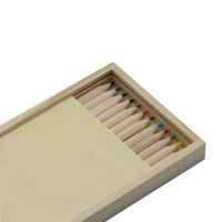 Crayons hexagonaux Shengyada Standard 12 couleurs, grain de bois naturel, dureté 2B, certifiés EN71/ASTM, imprimés UV, pour débutants en art
