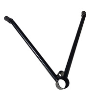 Poignée de musculation multifonction pour machine à câble de gym, poignée ergonomique en acier pour lat pulldown, équipement de fitness pour entraînement en salle de sport
