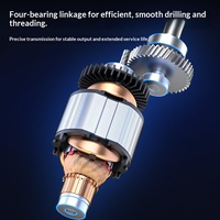 Perceuse électrique AC Dongcheng 220V, tournevis multifonctionnel domestique, mandrin rapide 10mm, vitesse variable infinie, réversible