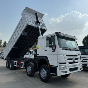 Camion benne basculante Sinotruk HOWO d'occasion à bas prix, moteur Weichai, 12 roues, 8X4, 371 CV, pour le transport minier lourd - Product Image 2