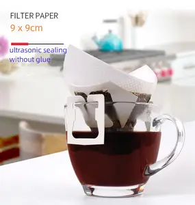 Wegwerp Hangende Oordruppel Koffie Filter Papieren Zak Ultrasone Afdichting Koffie Opknoping Oorfilter Zak