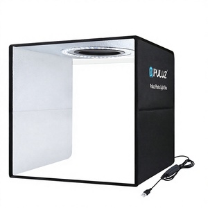 Caja de Luz PULUZ5041 para Fotografía, Caja de <span class=keywords><strong>Estudio</strong></span> Fotográfico con Anillo LED, Carpa de Fotografía de Escritorio, 6 o 12 Colores de Fondo - Product Image 3