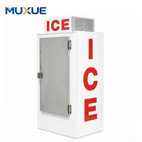 Congélateur vertical Muxue 915 mm pour sacs de glace, 650 L grande capacité, bac de stockage de glace R290, congélateur à refroidissement par air