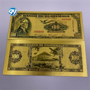 ธนบัตรกัวเตมาลาเคลือบทองคำ <span class=keywords><strong>100</strong></span> ดอลลาร์ ขายส่ง <span class=keywords><strong>ราคา</strong></span>แข่งขัน - Product Image 2