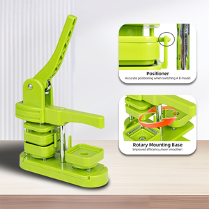 Mới nhất vuông 50x50 mét nút từ Maker DIY tùy chỉnh Pin huy hiệu Máy ép - Product Image 5