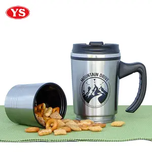 Eco-Friendly 16 Ounce Thermos Coffee Tumbler with Handle